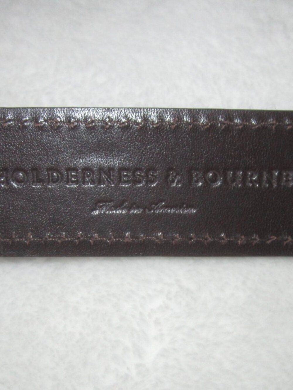 HOLDERNESS & BOURNE The Fisher Belt Navy Men’s 38 - Picture 9 of 12